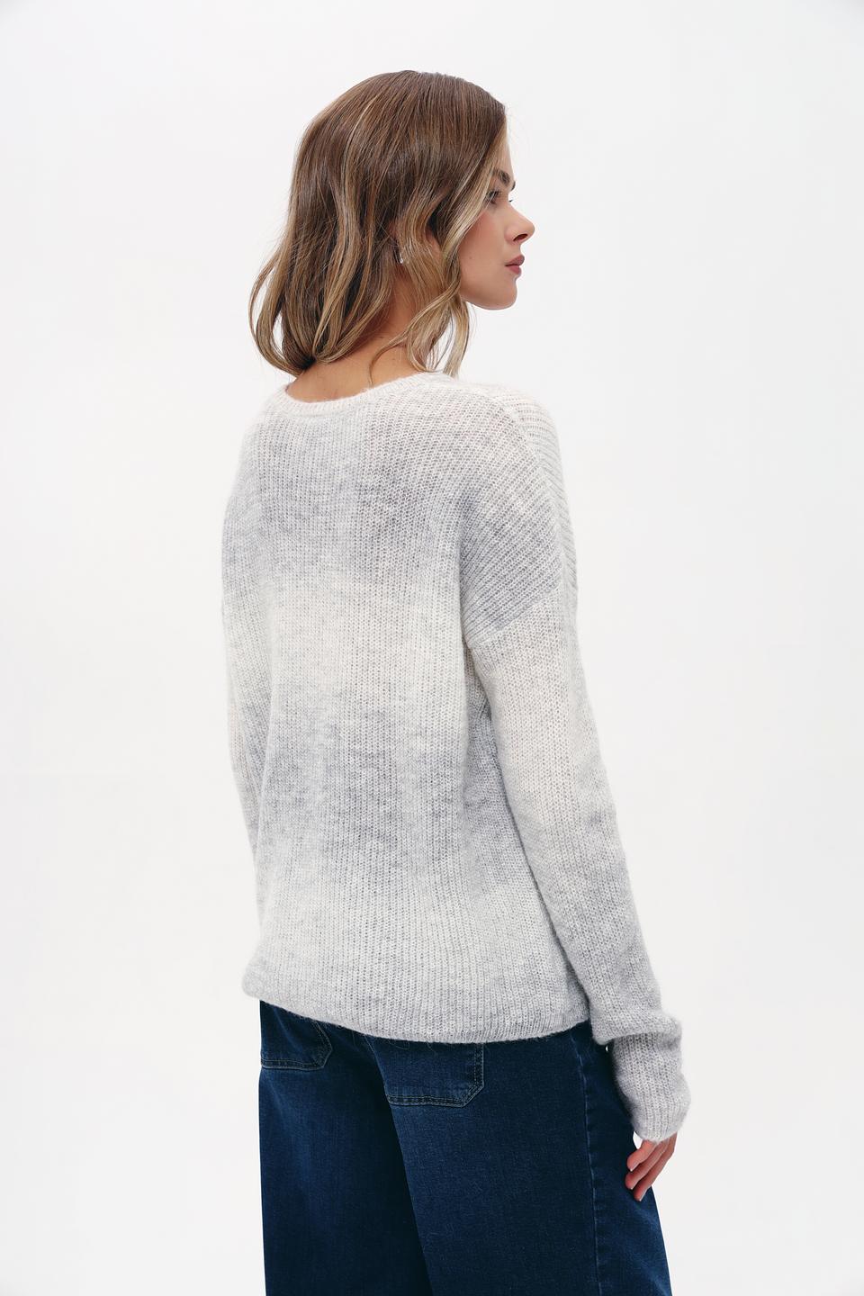 Пуловер Bugatti светло-серый