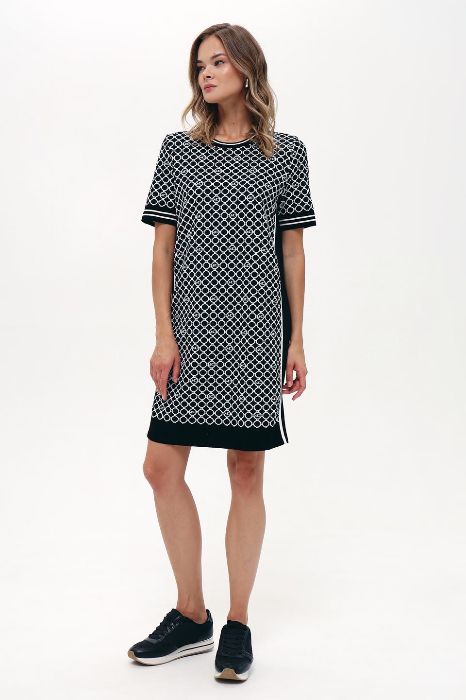 Платье Marc Cain с геометрическим принтом