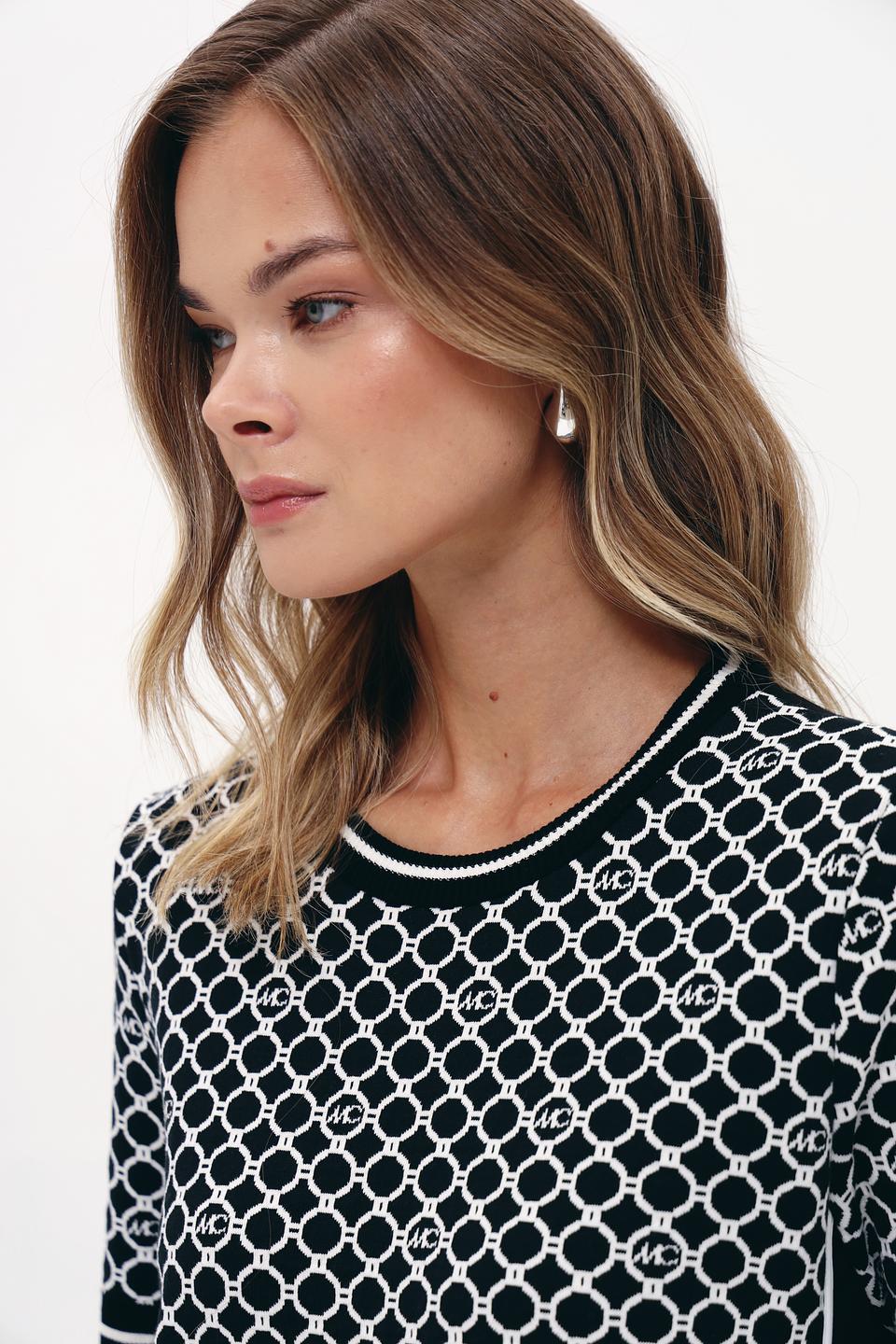 Платье Marc Cain с геометрическим принтом