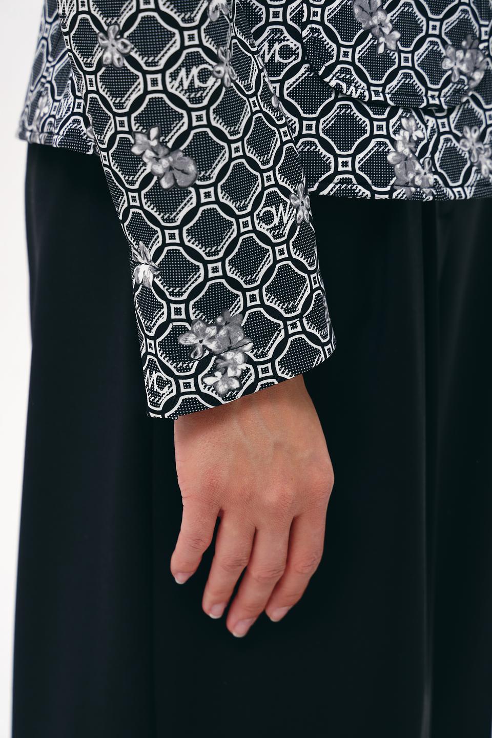 Жакет Marc Cain с геометрическим принтом