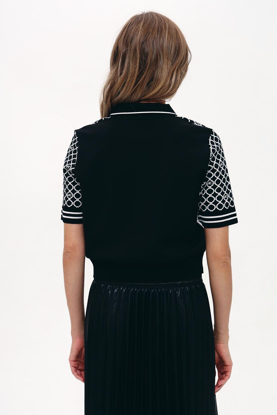 Пуловер Marc Cain с логотипом чёрный