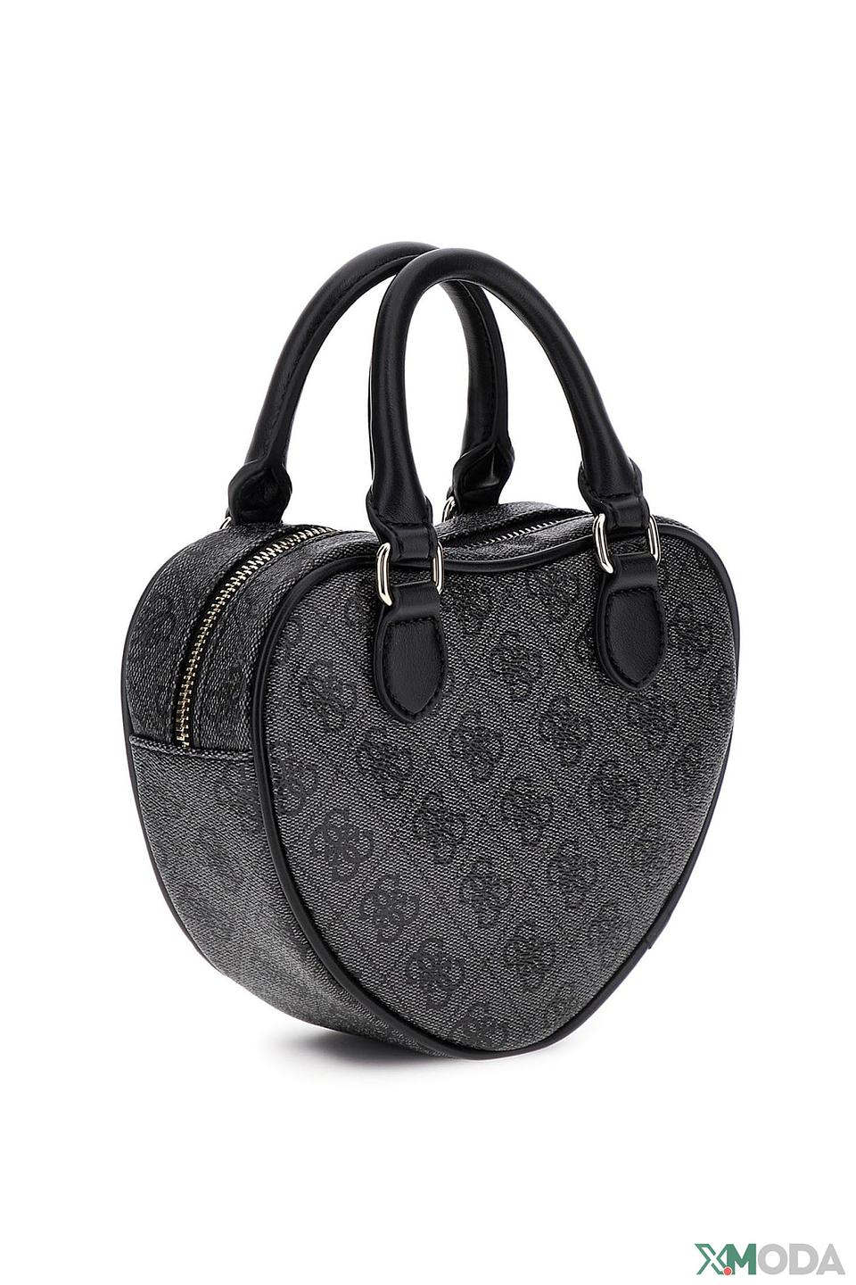 Сумка Guess дев. сердце чёрная