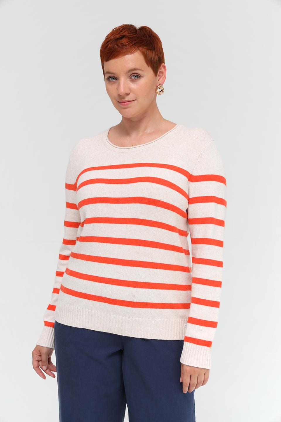 Пуловер Olsen в полоску