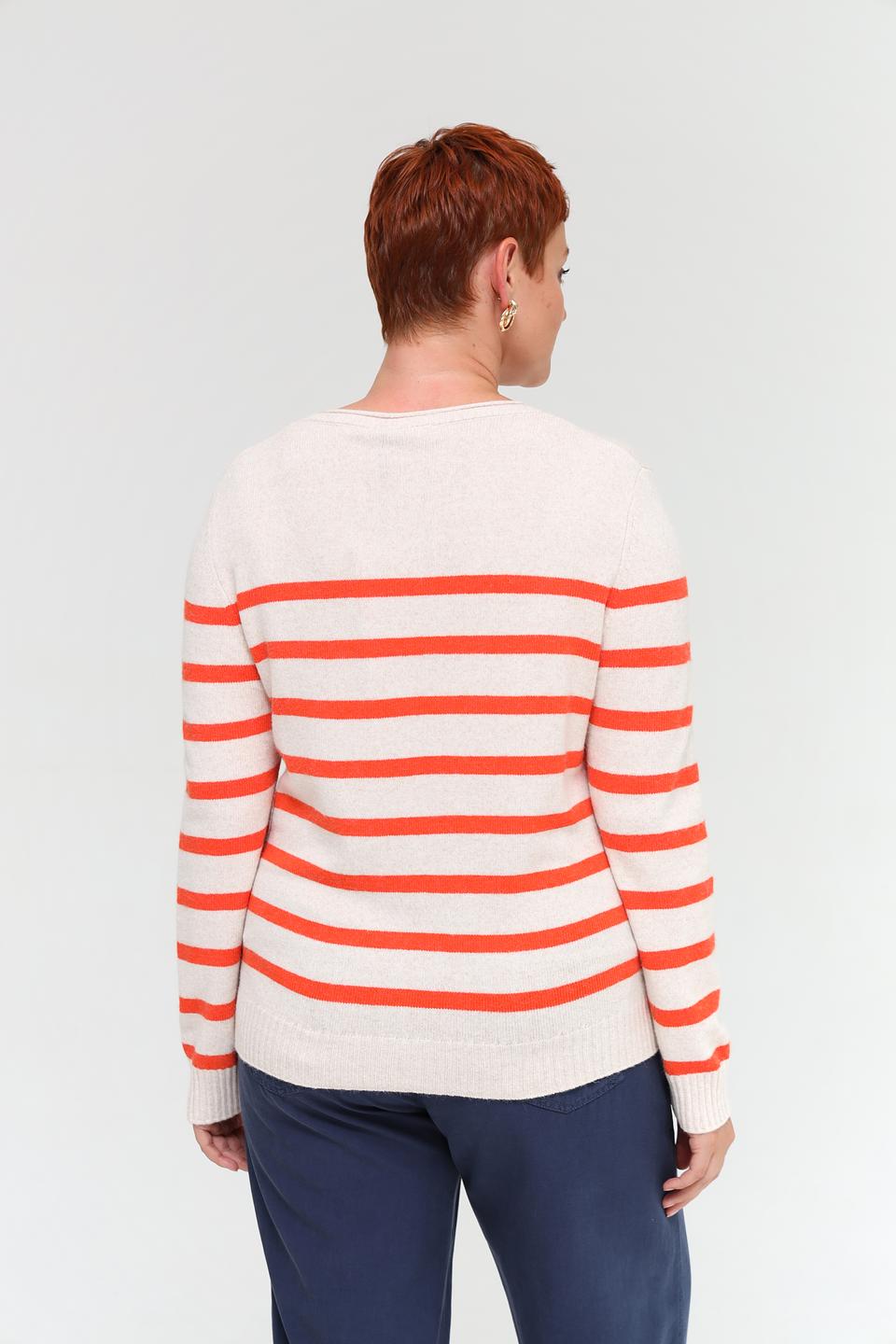 Пуловер Olsen в полоску