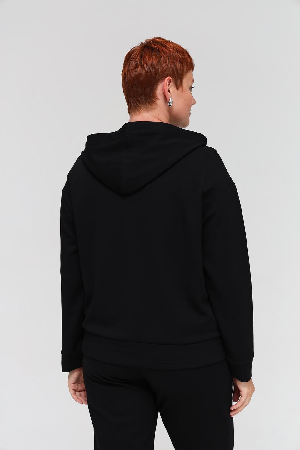 Жакет Lebek на молнии чёрный