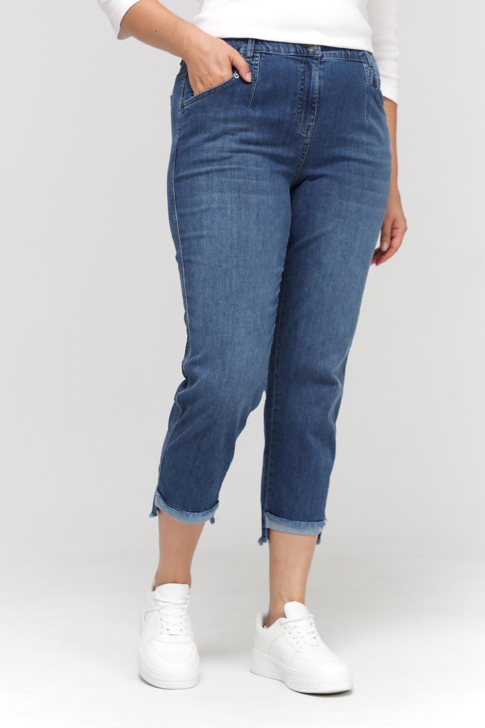 Джинсы Via Appia капри синие