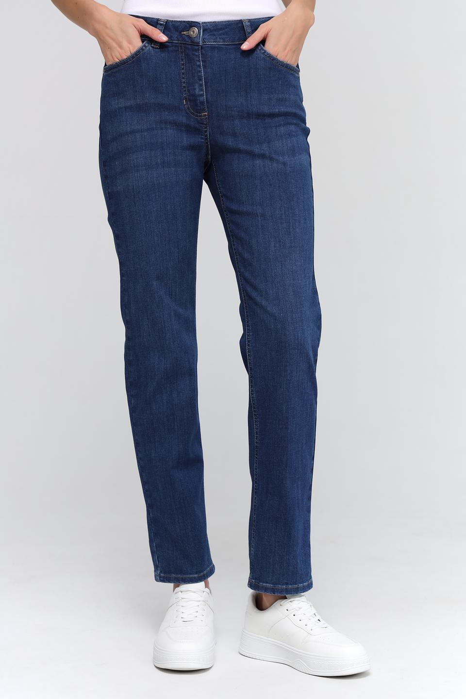 Джинсы Olsen прямого кроя синие