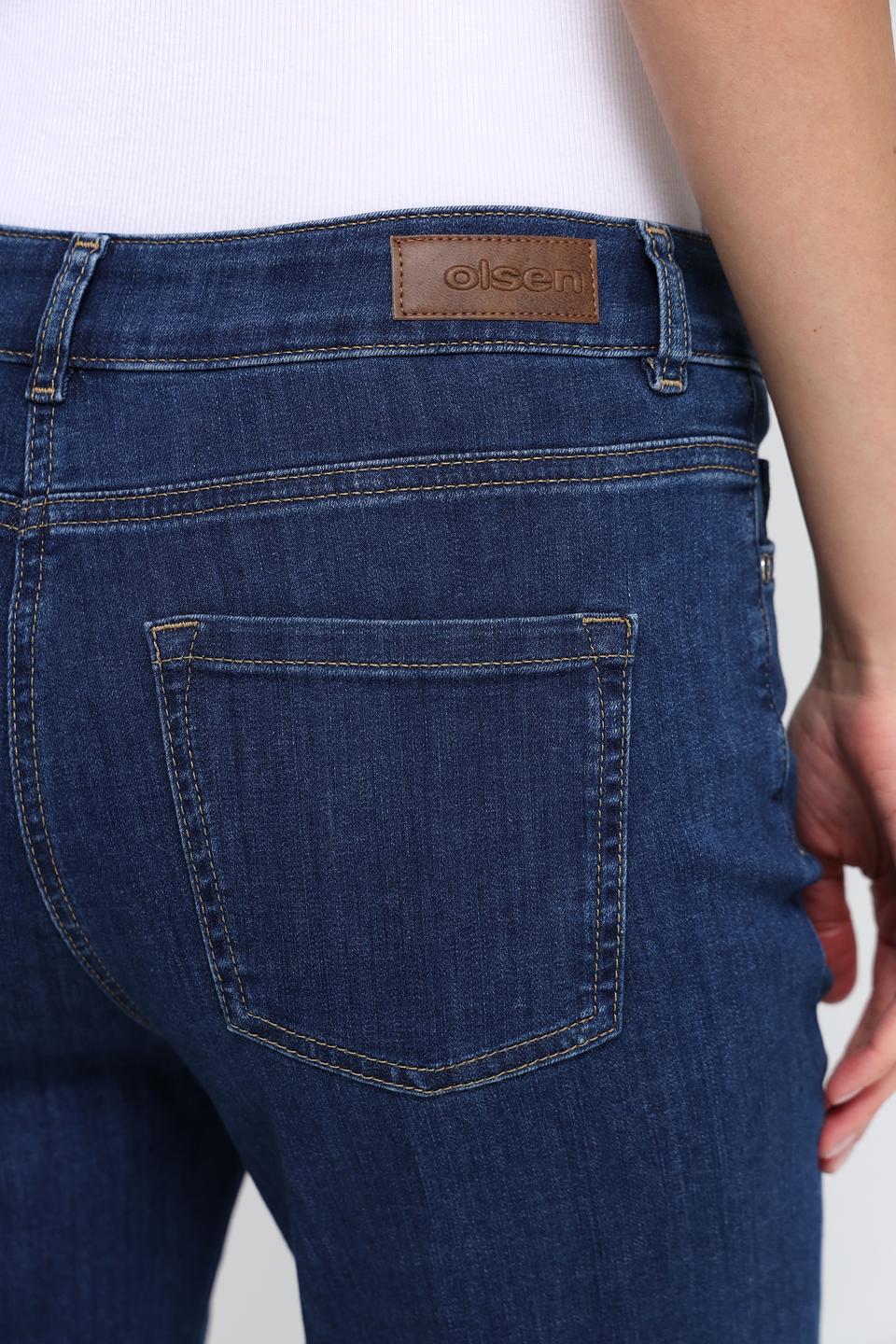Джинсы Olsen прямого кроя синие