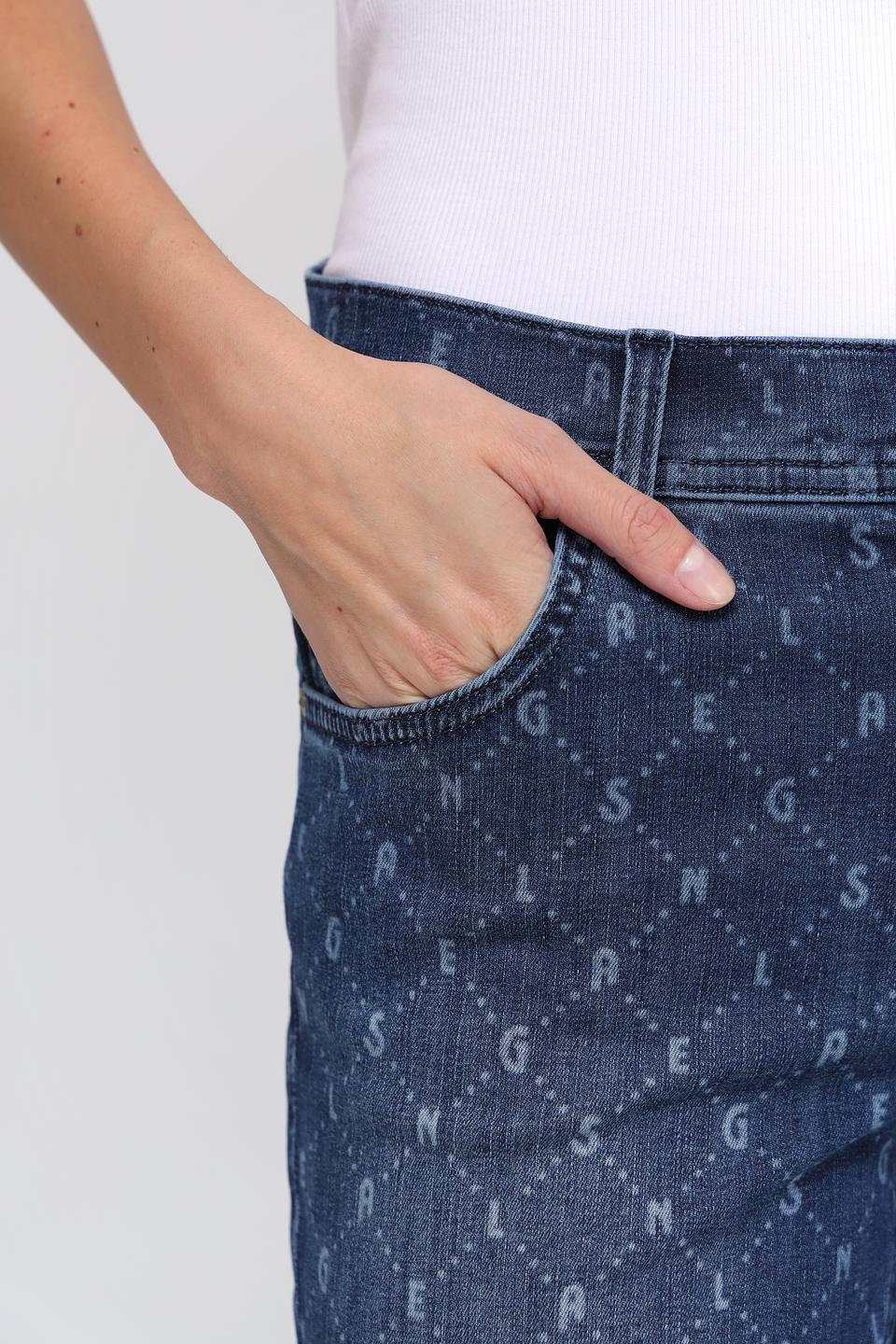 Джинсы Angels с принтом лого