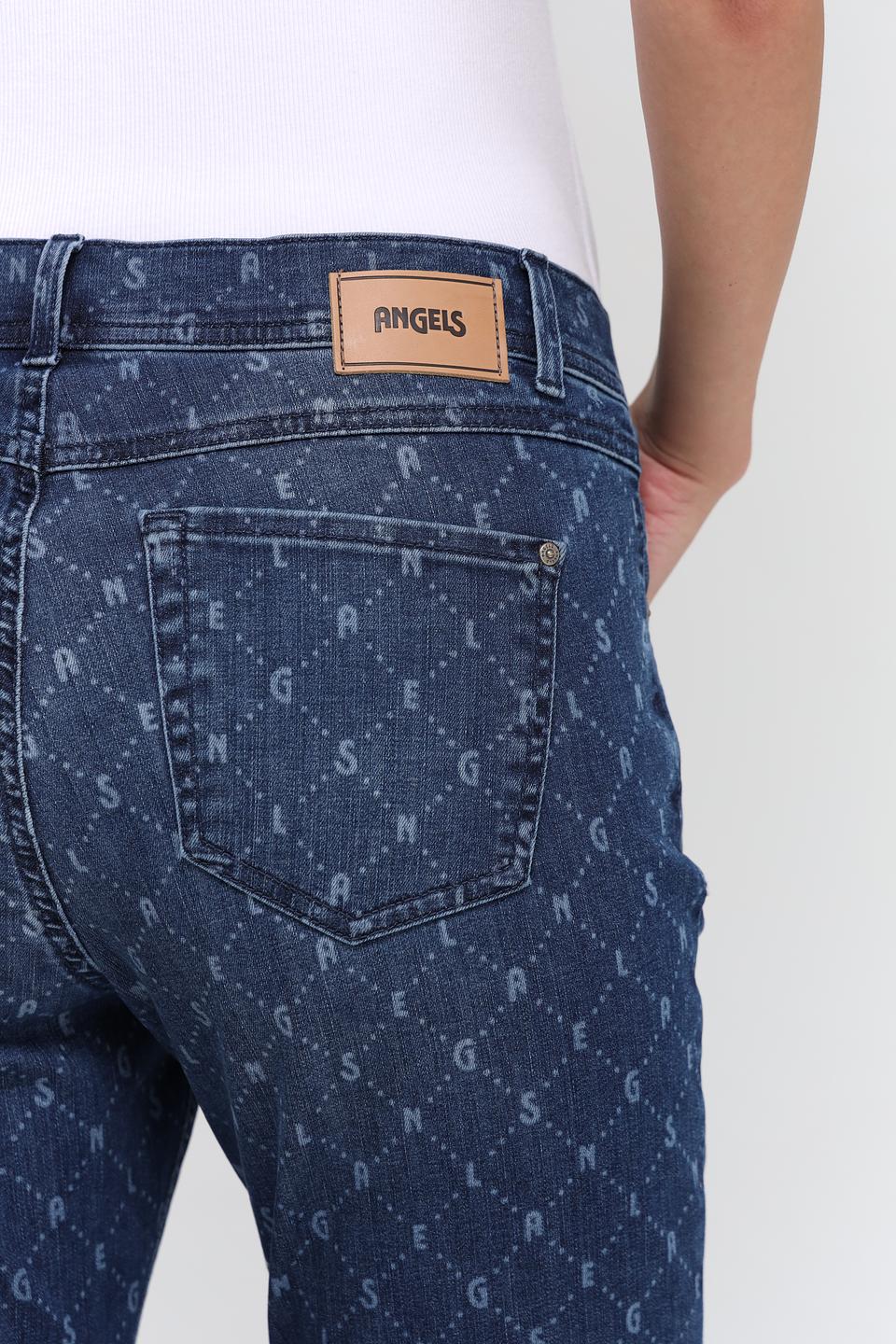 Джинсы Angels с принтом лого