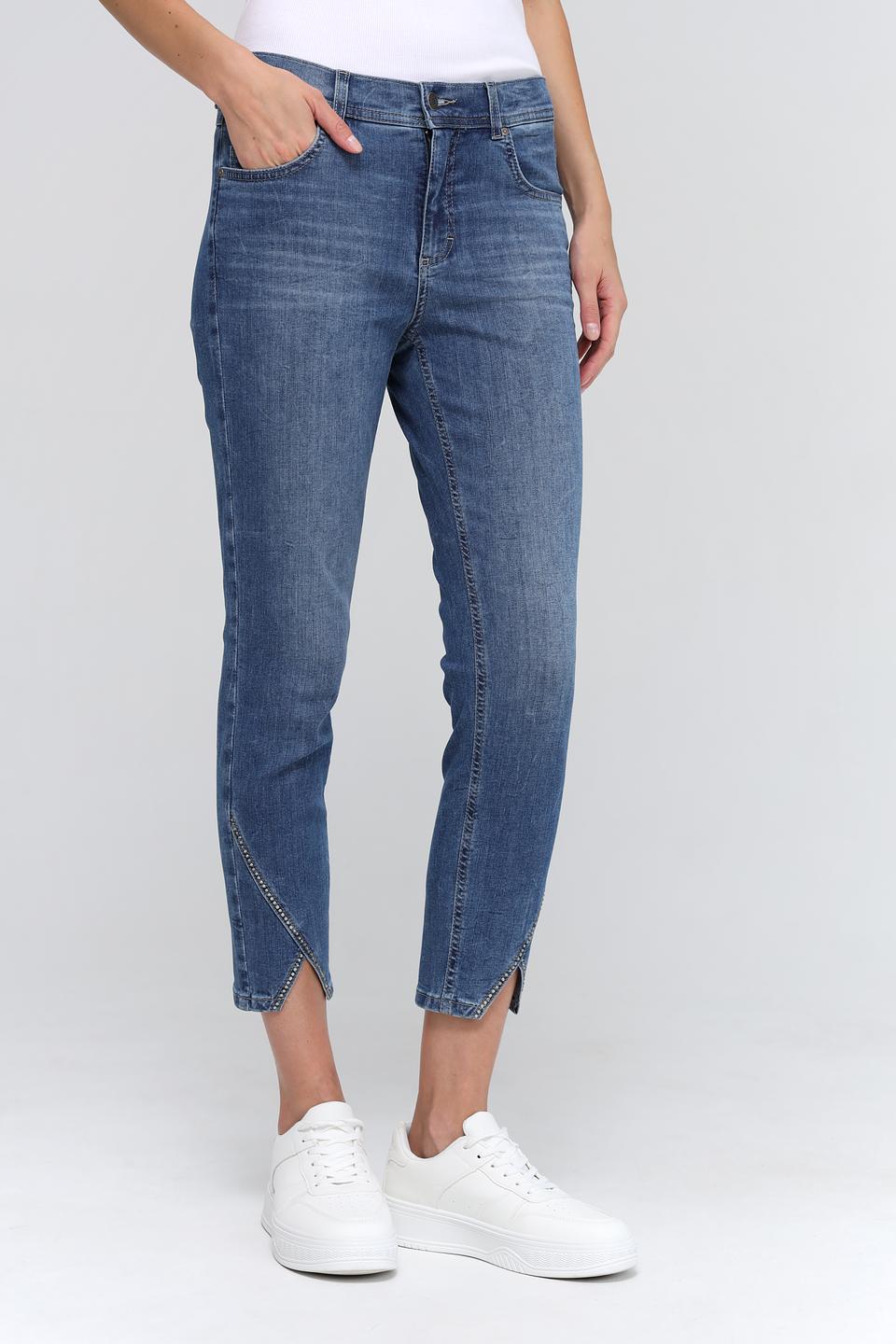 Джинсы Angels с разрезами синие