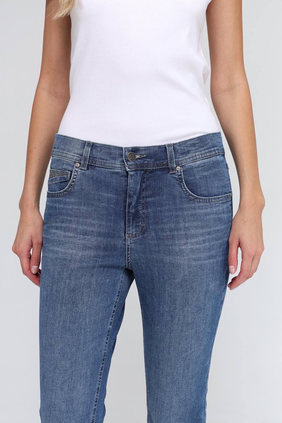 Джинсы Angels с разрезами синие