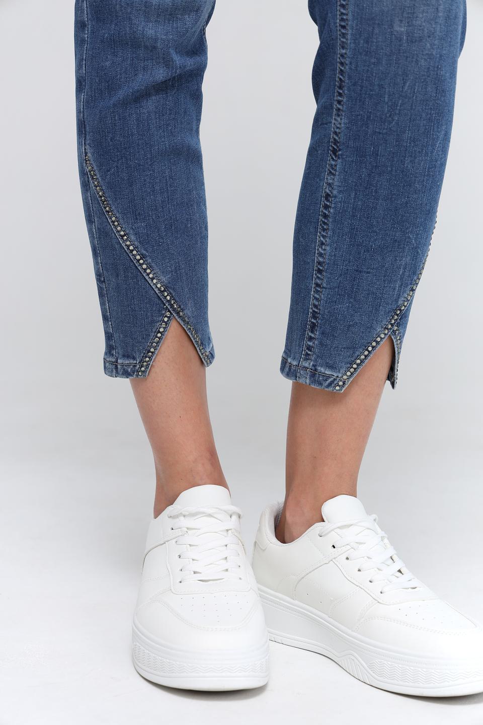 Джинсы Angels с разрезами синие