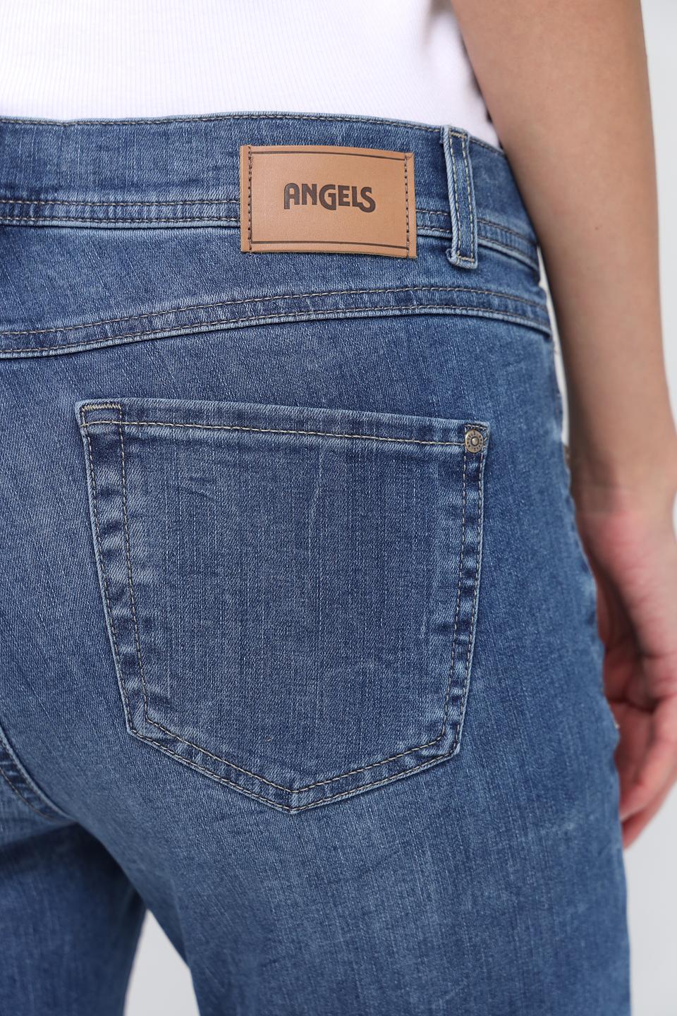 Джинсы Angels с разрезами синие