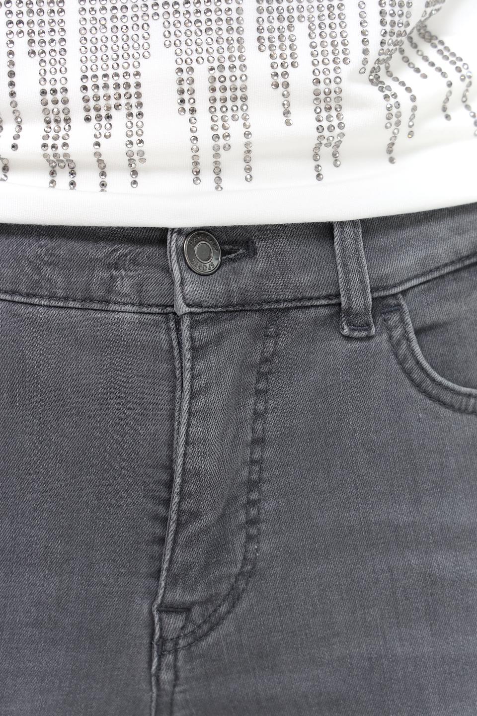 Джинсы Marc Cain серые с необработанным краем