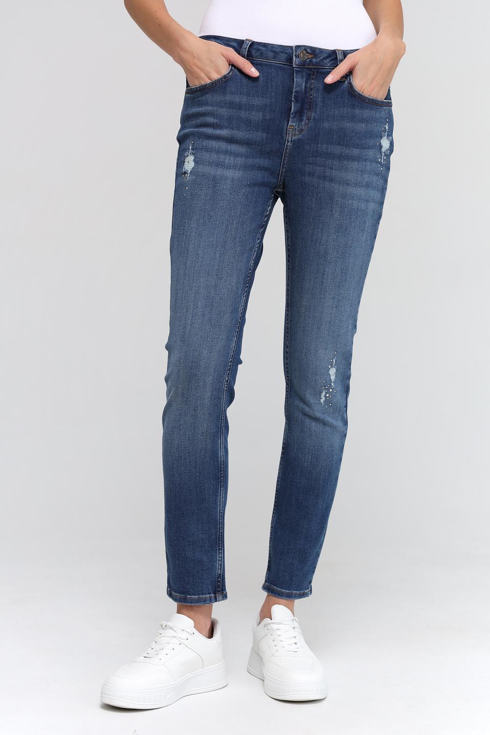 Джинсы Monari с потертостями