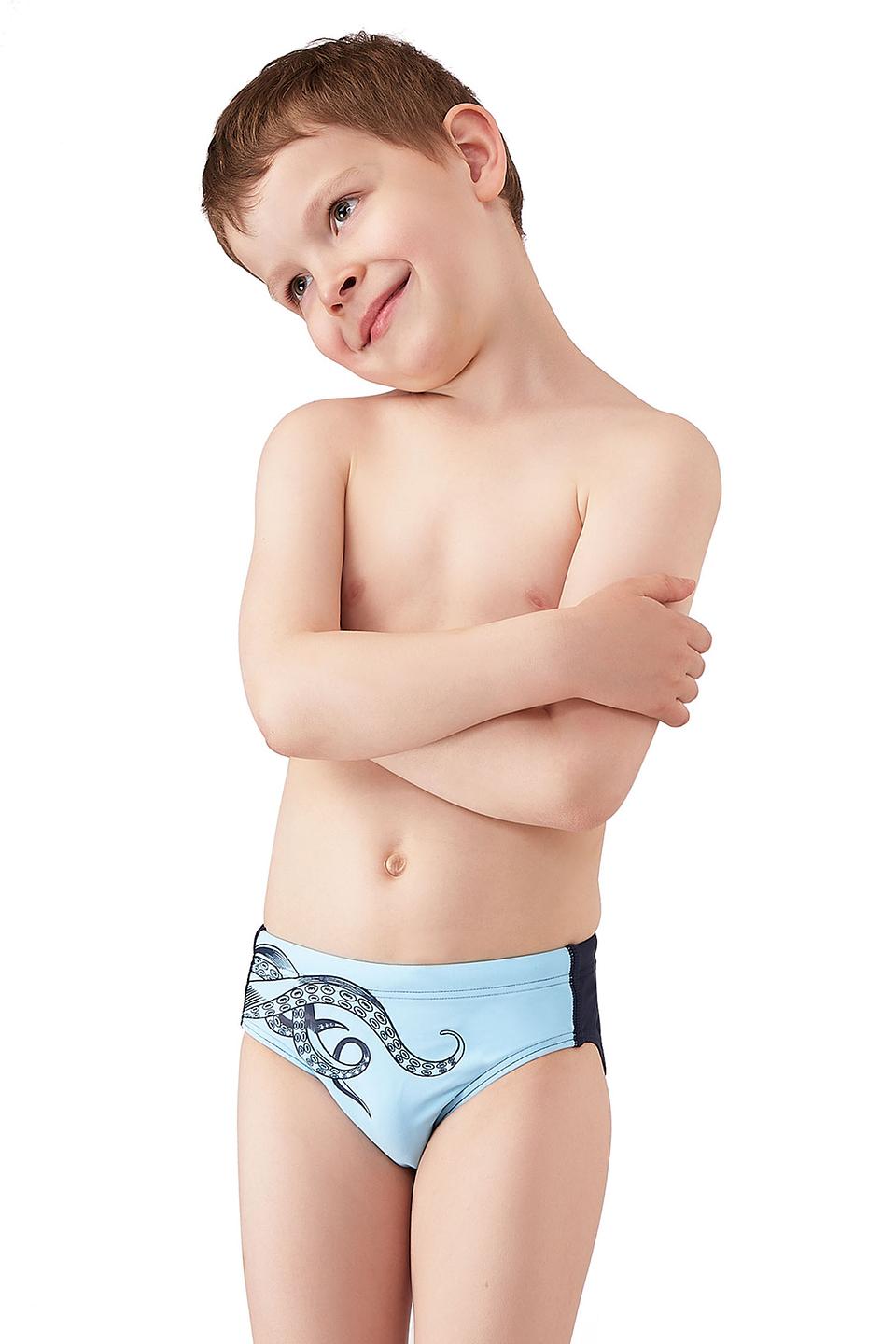 Плавки Lowry, голубой, осьминоги