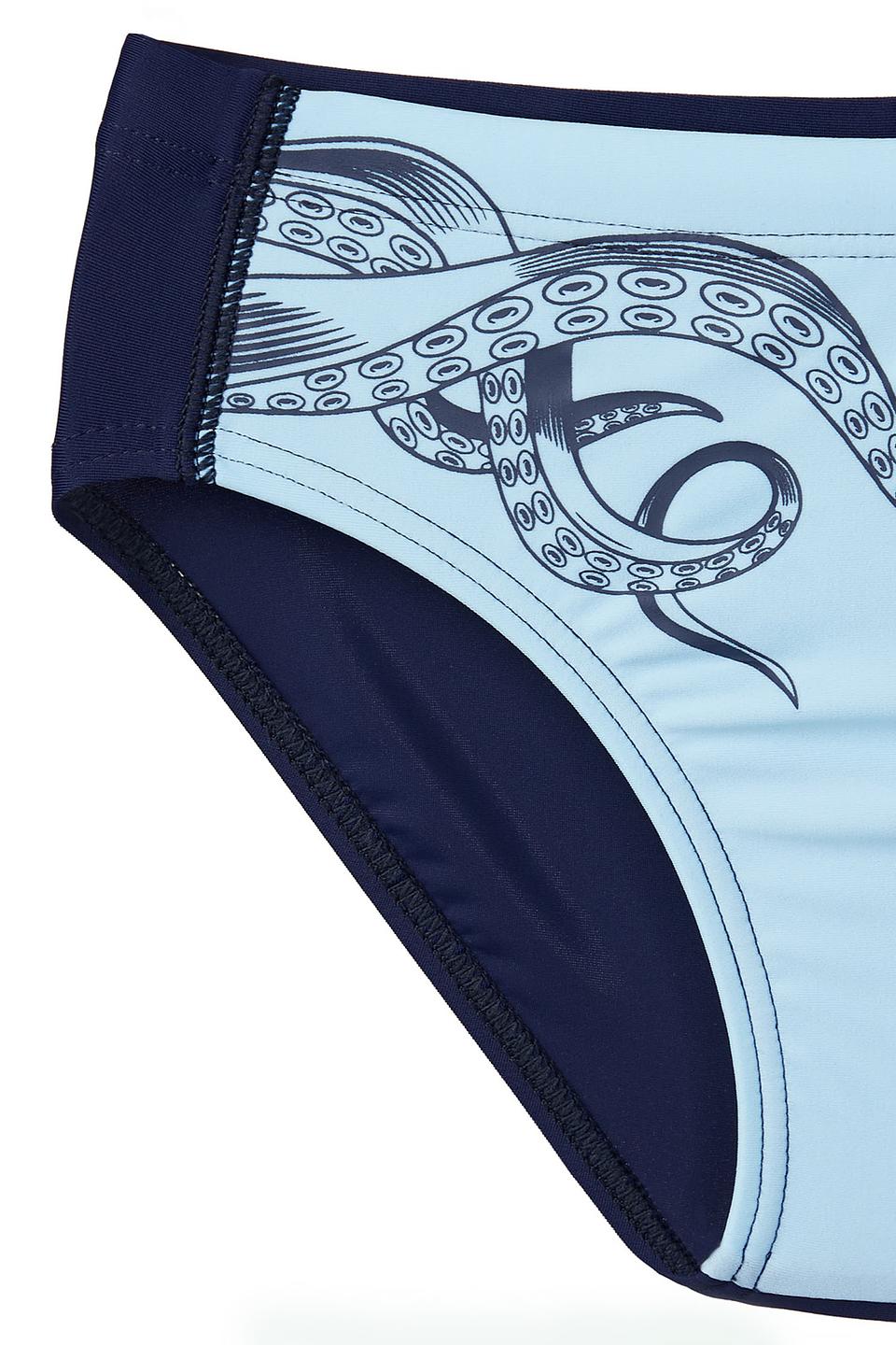 Плавки Lowry, голубой, осьминоги