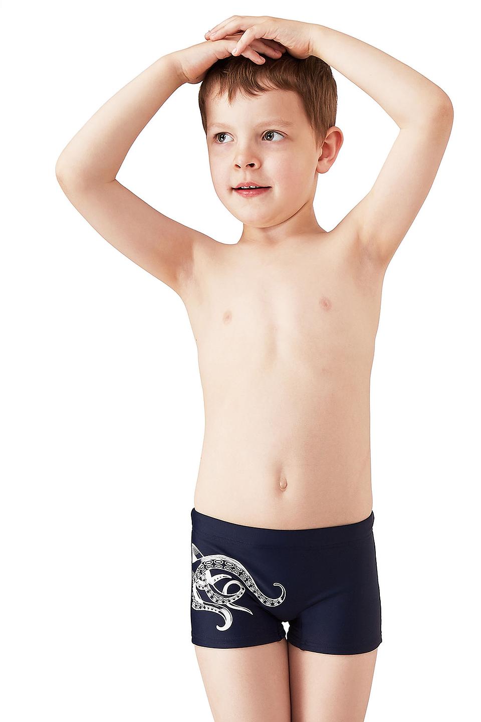 Плавки Lowry, тёмно-синие, осьминог