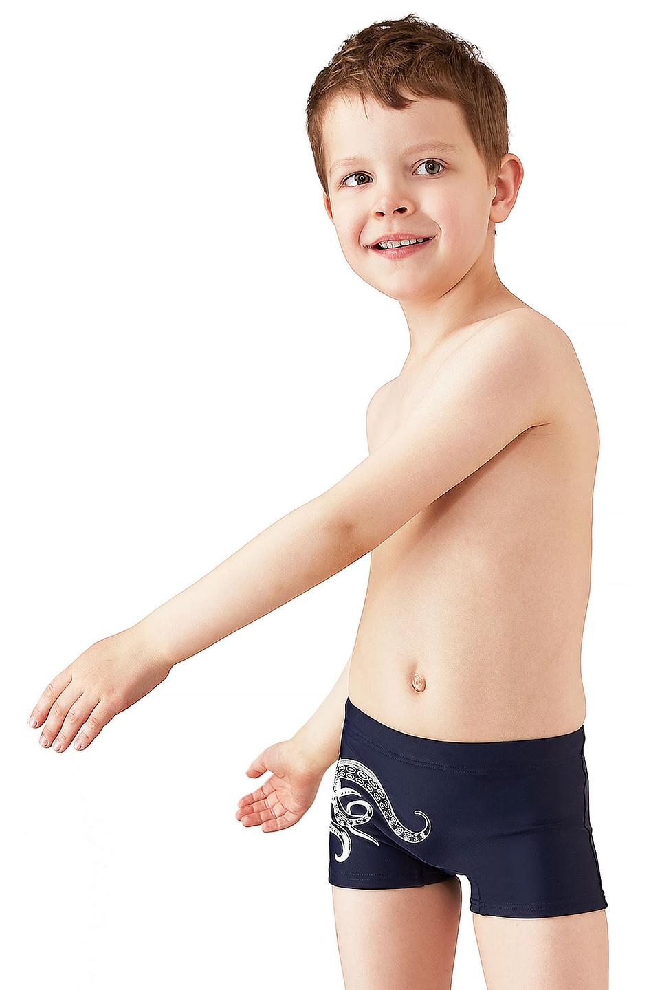 Плавки Lowry, тёмно-синие, осьминог