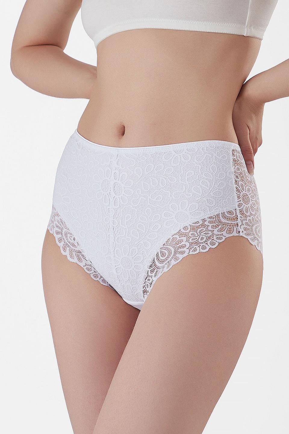 Трусы Lowry с кружевом белый