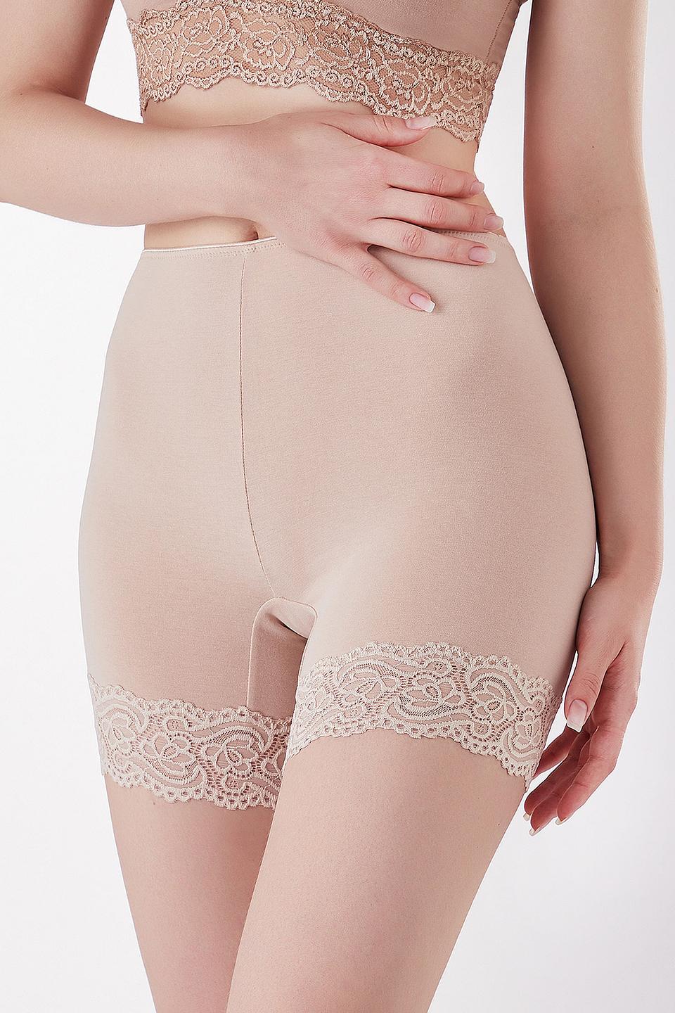 Трусы шортики Lowry бежевые