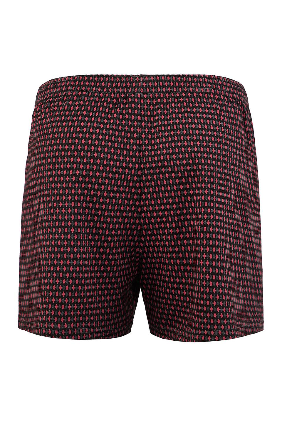 Трусы Lowry мужские в ромбик терракотовые