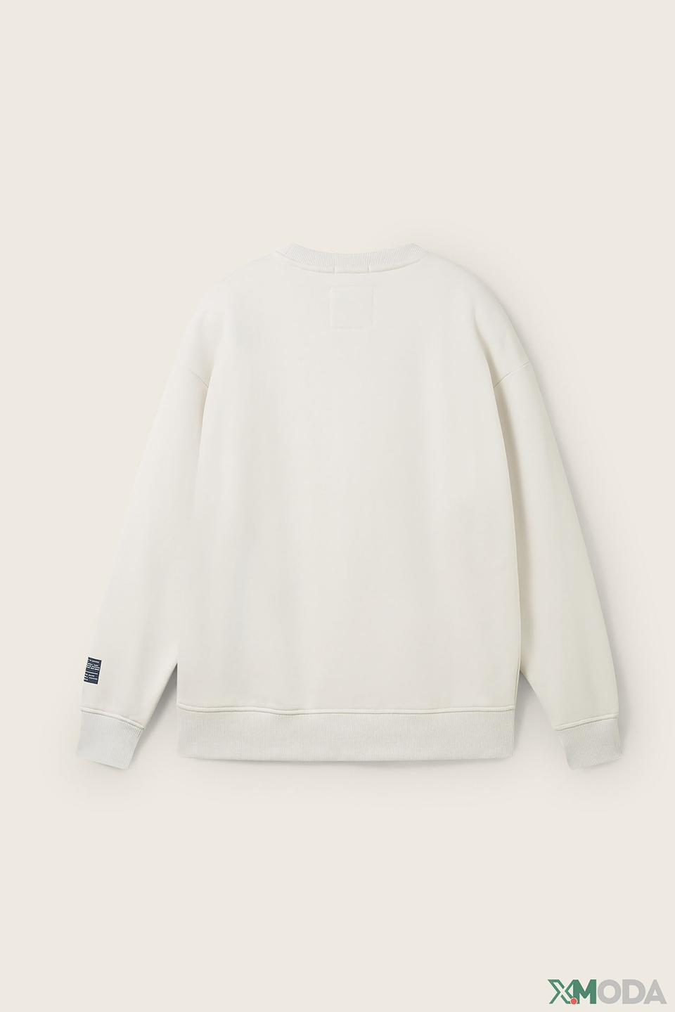 Свитшот Tom Tailor светло-серый