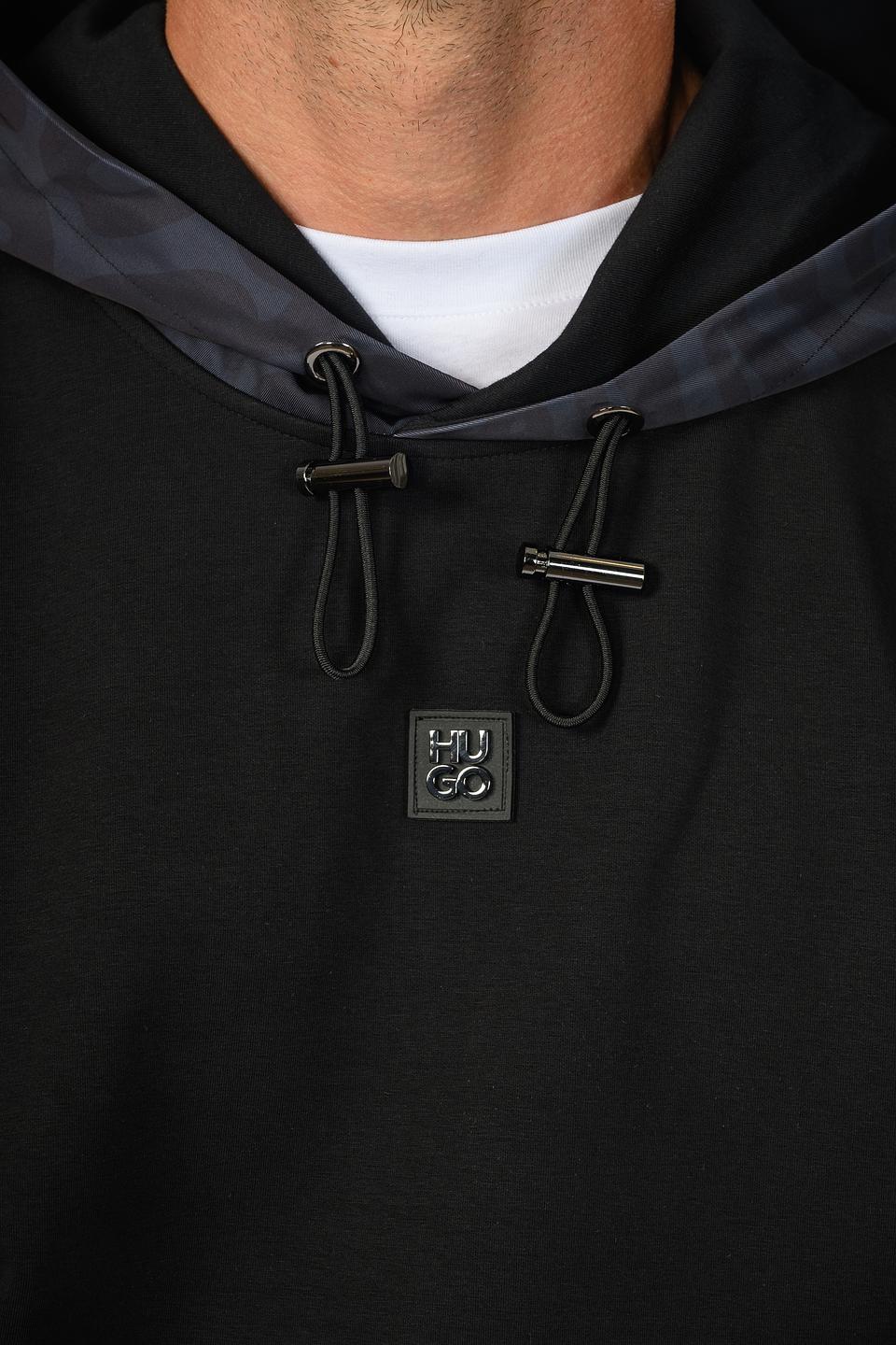 Толстовка Hugo с капюшоном чёрный