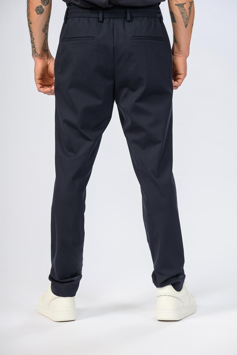 Брюки Boss Black темно-синие с резинкой