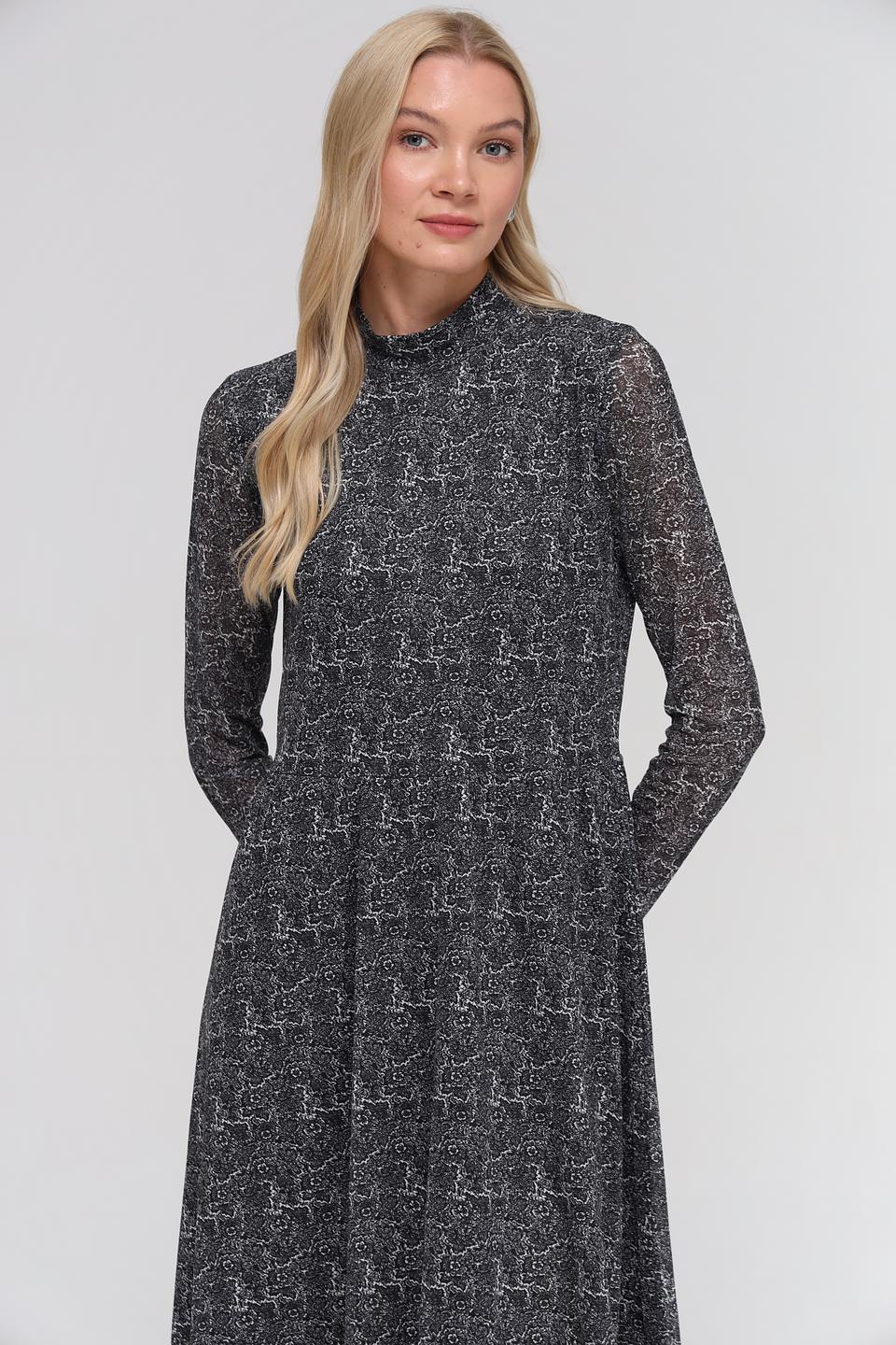 Платье Broadway с принтом чёрный