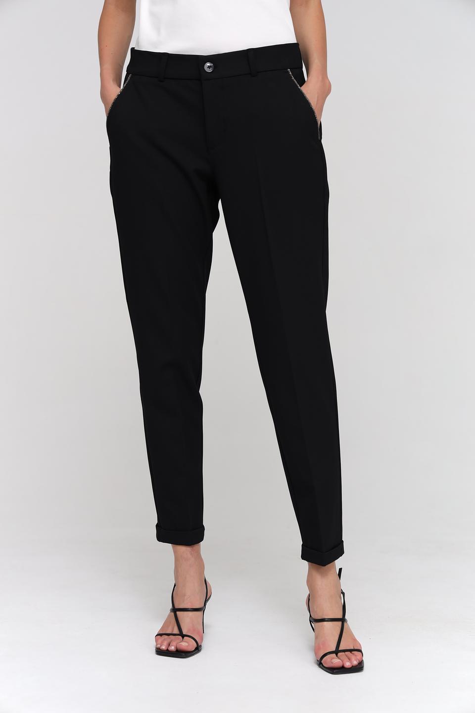 Брюки Angels чёрные прямые