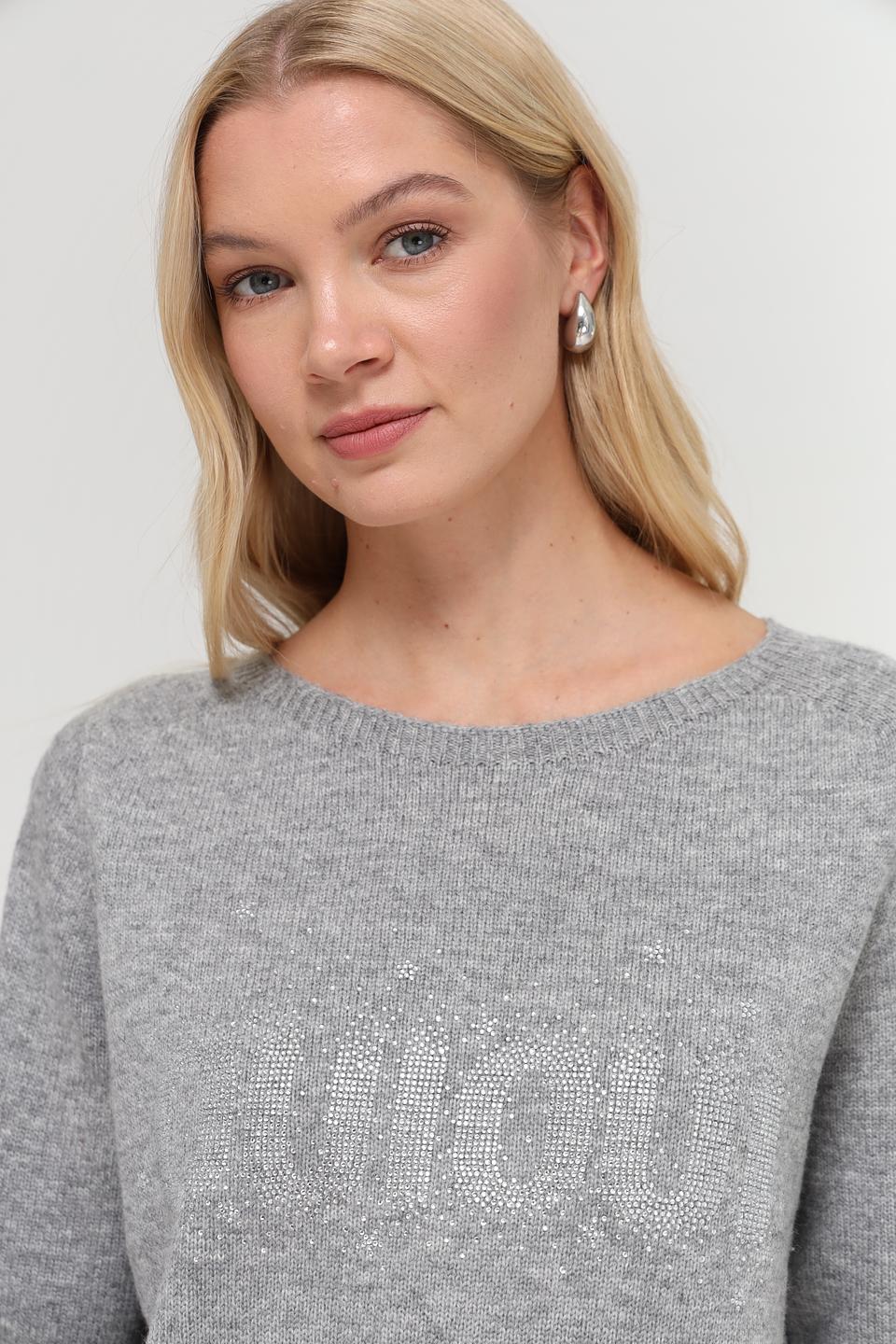 Пуловер Oui с декором