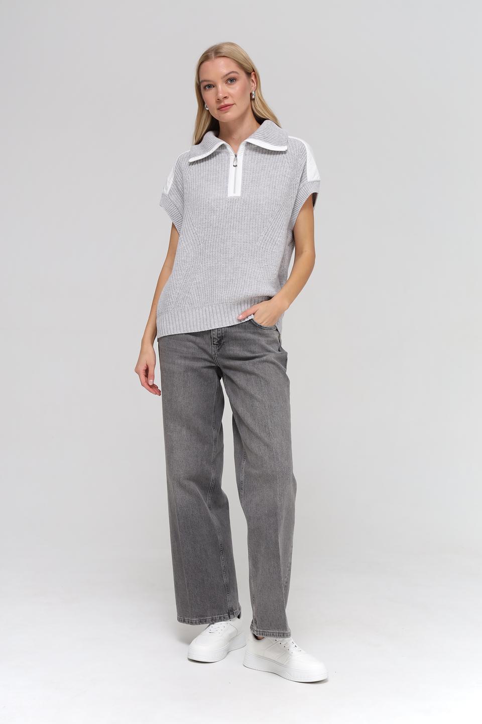 Жилет Marc Cain вязаный серый