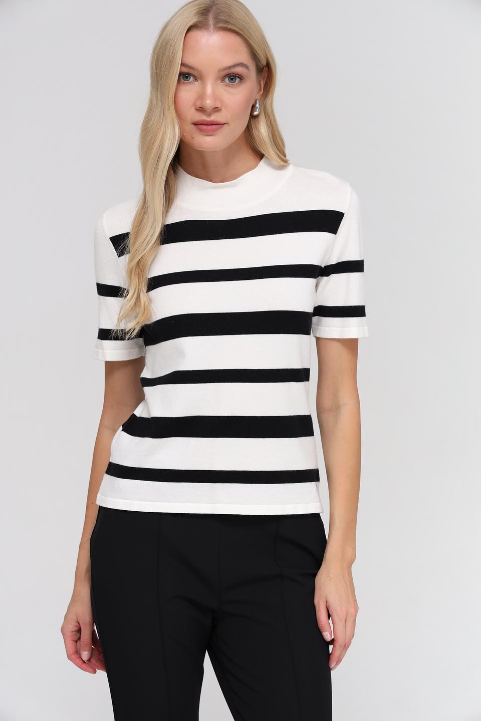 Пуловер Monari в полоску