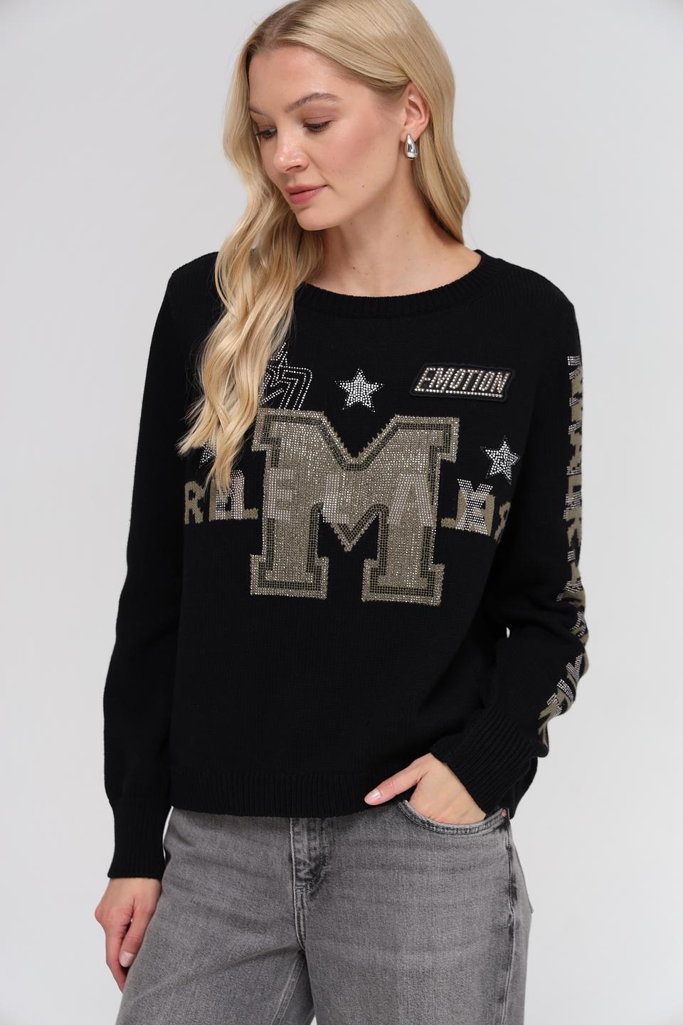 Пуловер Monari с буквой M