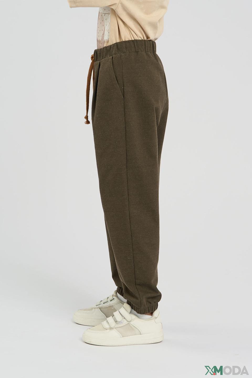 Брюки Choupette хаки с манжетами