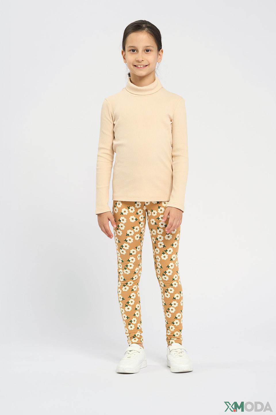 Детская водолазка Choupette, бежевый, в рубчик