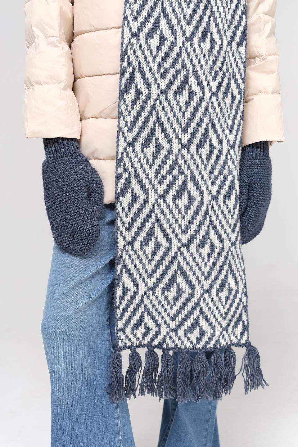 Варежки Marhatter женские синие