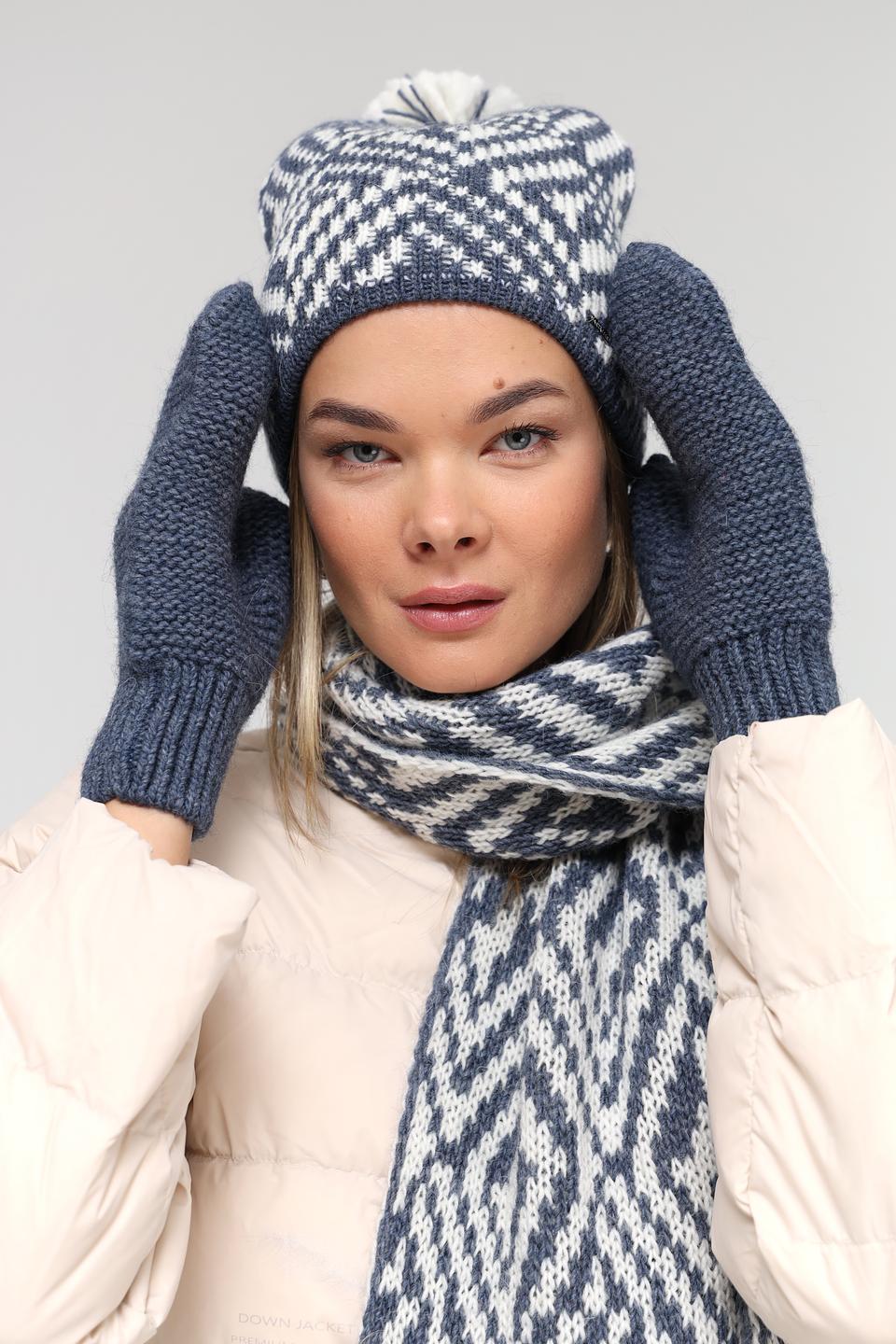 Варежки Marhatter женские синие