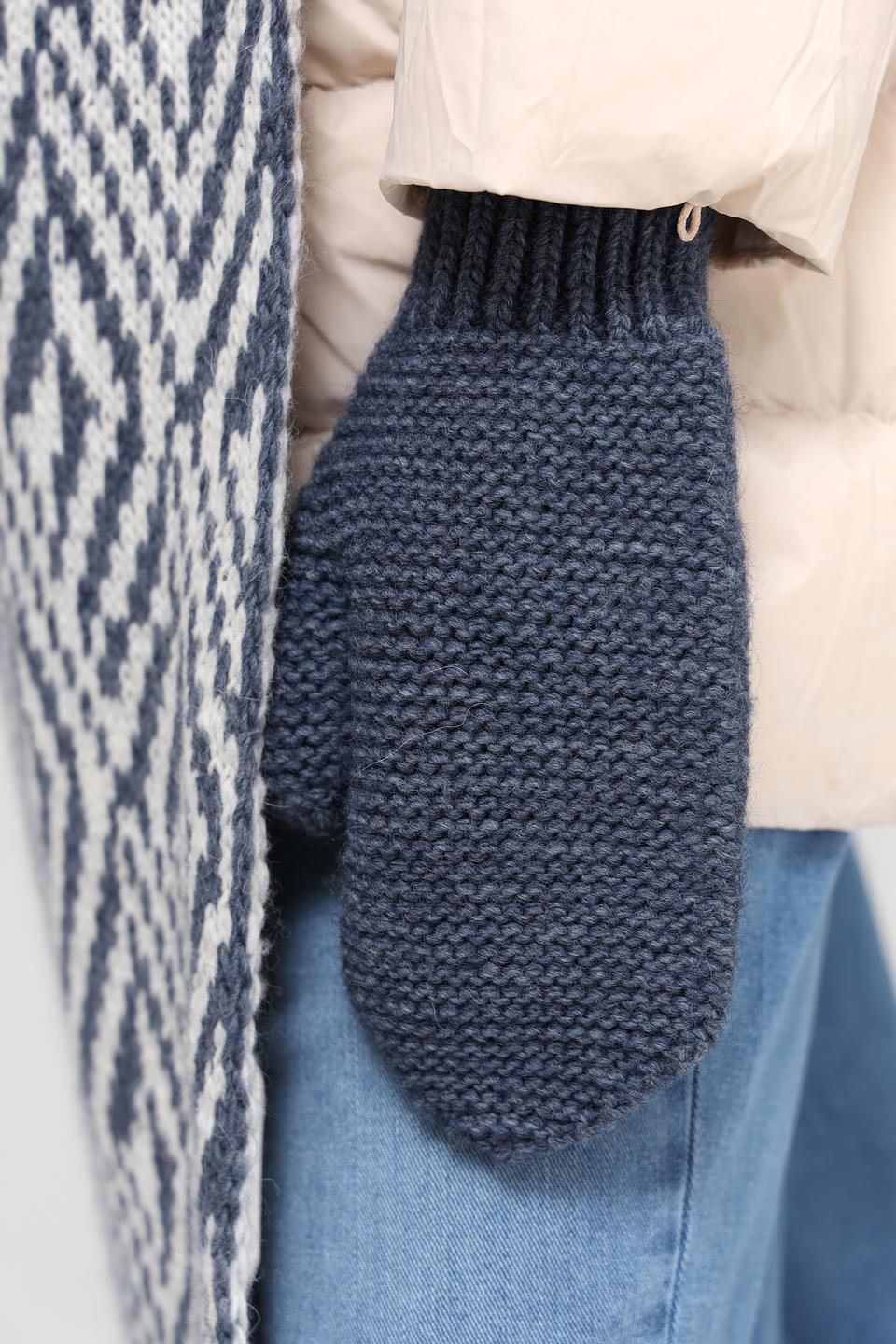 Варежки Marhatter женские синие