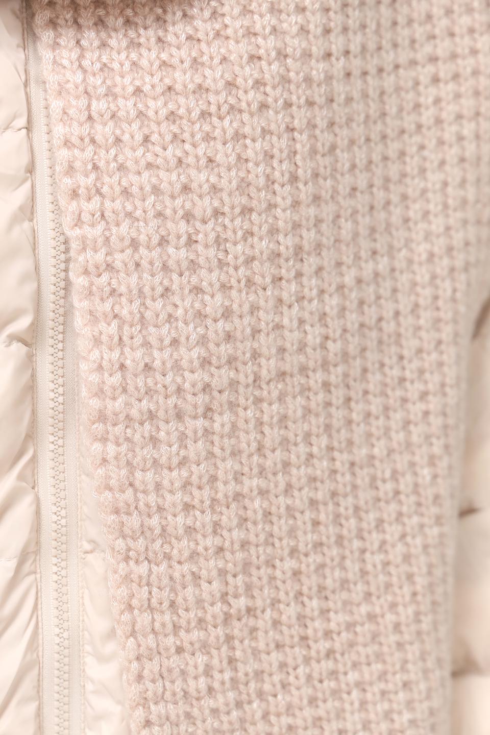 Шарф Marhatter вязаный бежевый