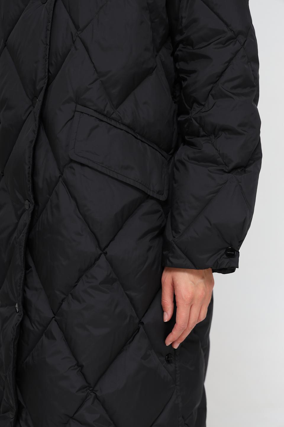 Пальто Marc Cain стеганое чёрное
