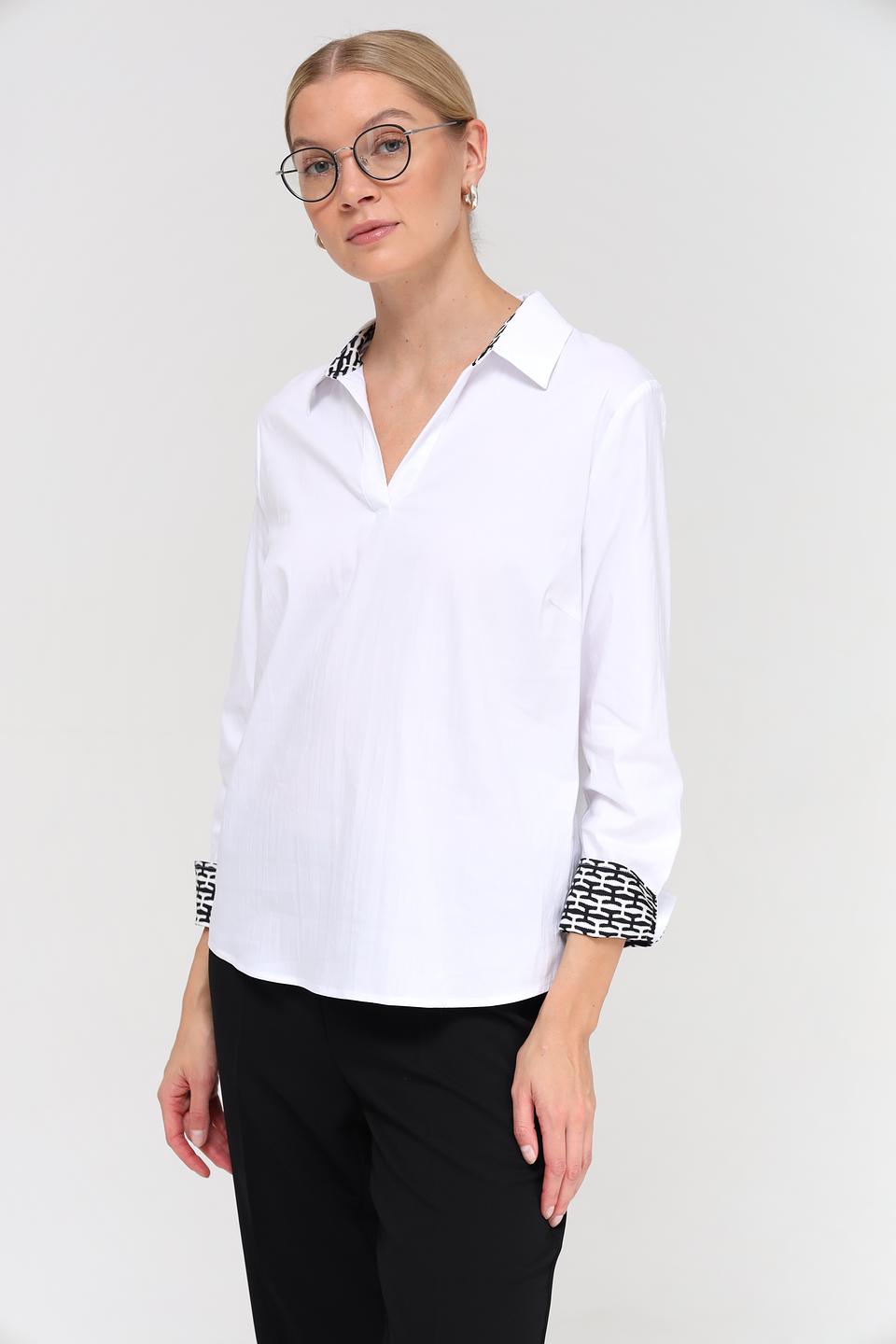 Блуза Frank Walder с принтом