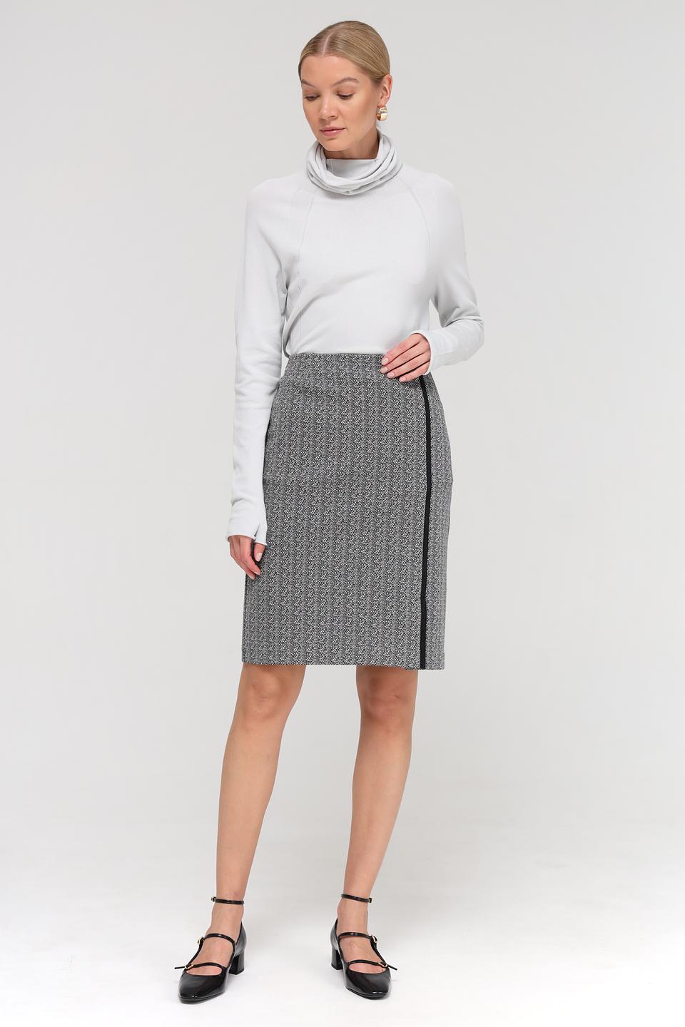 Юбка Frank Walder в клетку с полосой