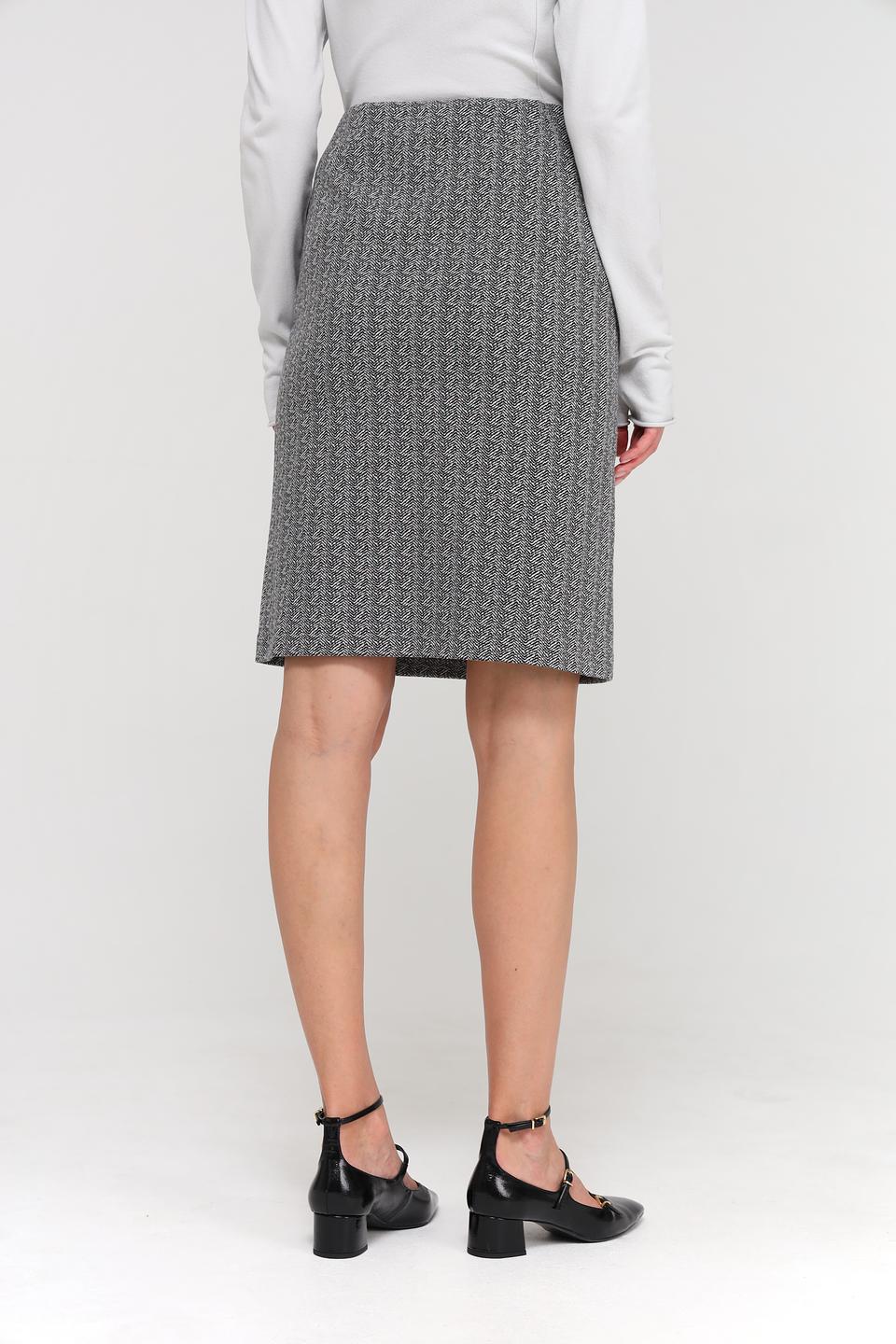 Юбка Frank Walder в клетку с полосой