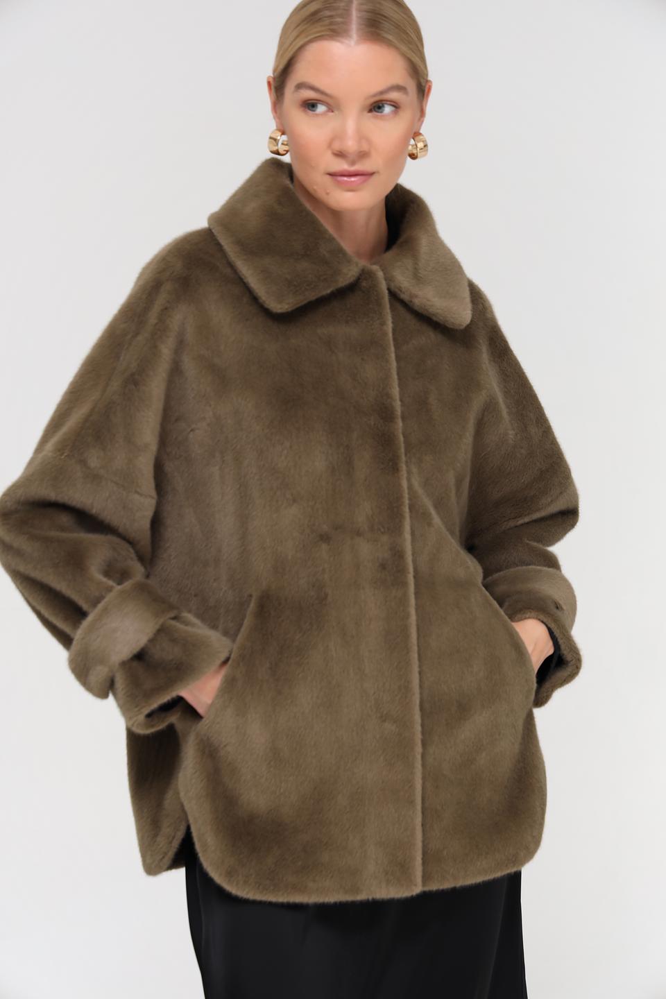 Куртка Electra style оверсайз оливковая