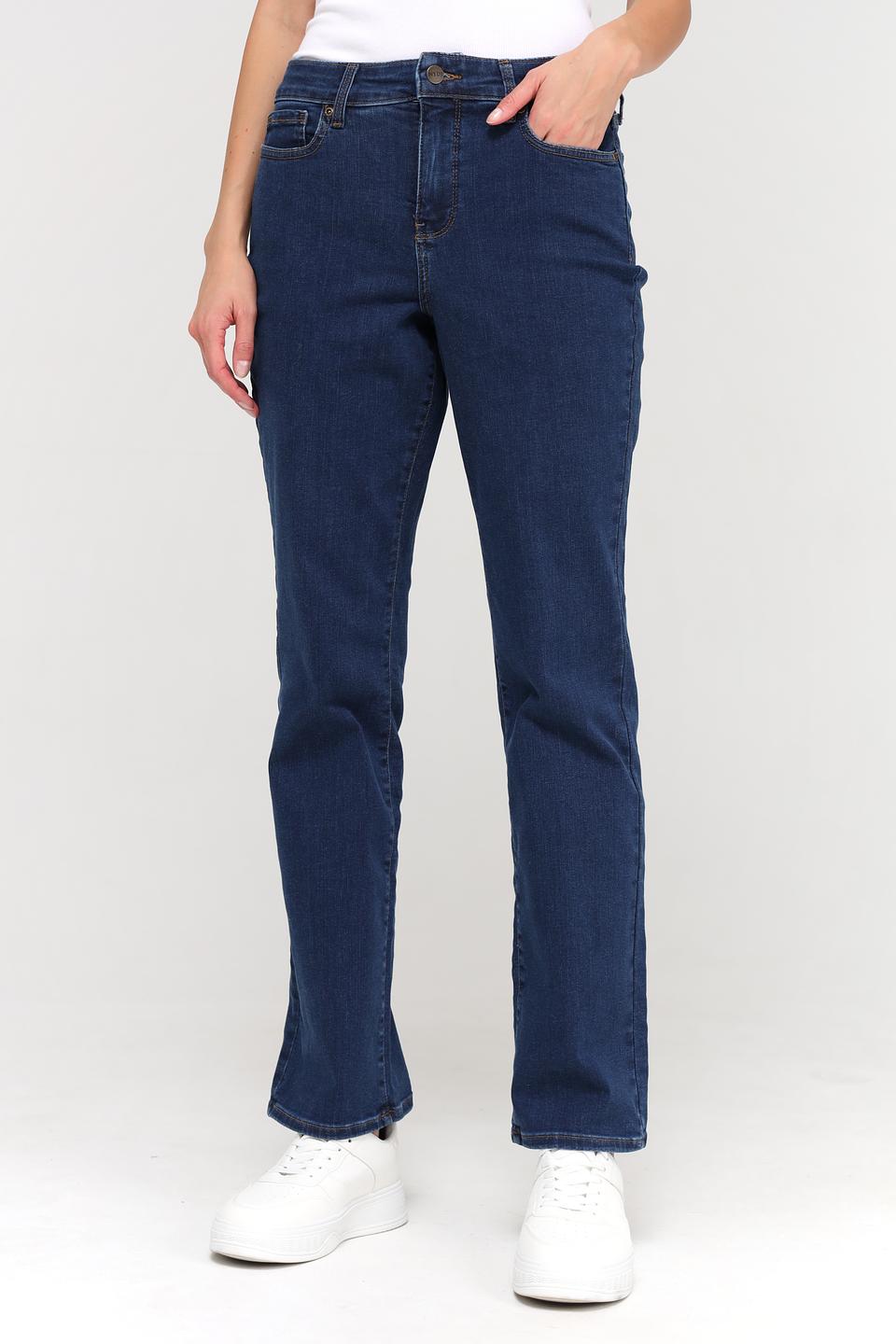 Джинсы NYDJ прямого кроя синие
