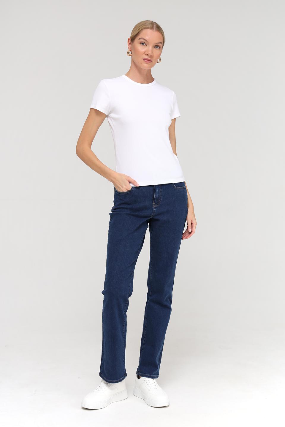 Джинсы NYDJ прямого кроя синие