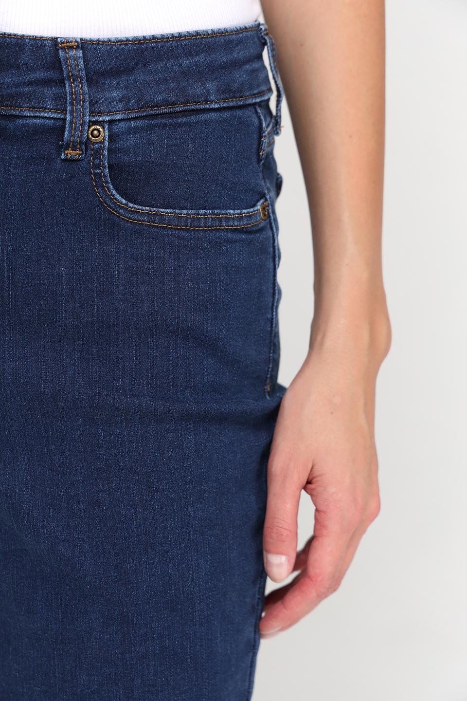 Джинсы NYDJ прямого кроя синие